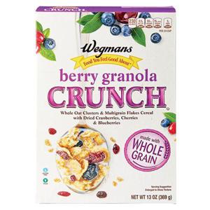 Wegmans Cereal, Berry Granola Crunch