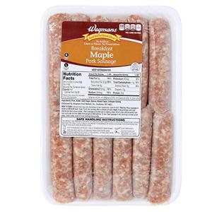 Wegmans Breakfast Maple Pork Sausage Links