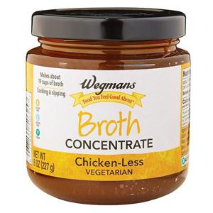 Wegmans Broth, Concentrate, Chicken-less