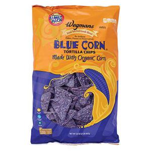 Wegmans Blue Corn Tortilla Chips Made with Organic Corn, FAMILY PACK