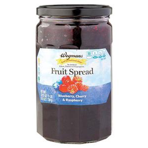 Wegmans Blueberry, Cherry & Raspberry  Fruit Spread