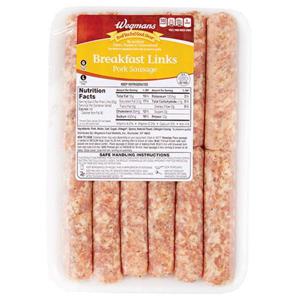 Wegmans Breakfast Links Pork Sausage