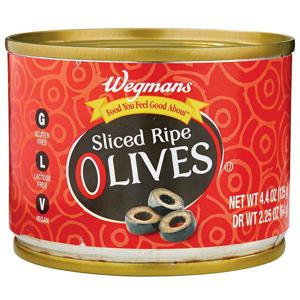 Wegmans Black Ripe Olives