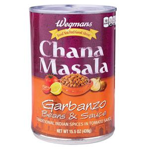 Wegmans Beans, Garbanzo, Chana Masala