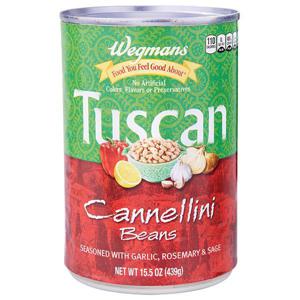 Wegmans Beans, Cannellini, Tuscan