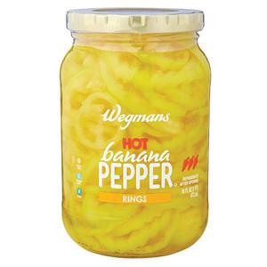 Wegmans Banana Pepper Rings, Hot