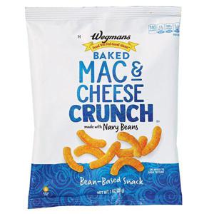 Wegmans Baked Mac & Cheese Crunch Made with Navy Beans, Bean Based Snack