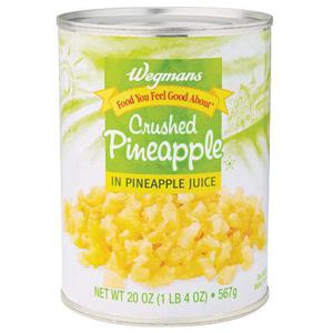 Wegmans Crushed Pineapple in Juice