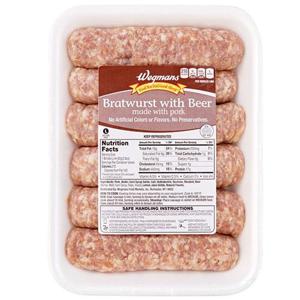 Wegmans Bratwurst with Beer