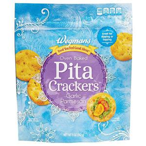 Wegmans Crackers, Pita, Parmesan Garlic