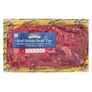 Wegmans Bourbon Marinated Beef Sirloin Steak Tips