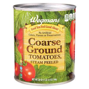 Wegmans Coarse Ground Steam Peeled Tomatoes