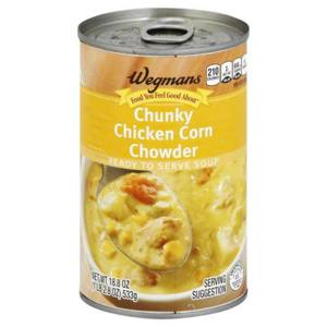 Wegmans Chunky Chicken Corn Chowder Ready to Serve Soup