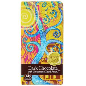 Wegmans Chocolate Bar, Dark with Cinnamon Glazed Pecans