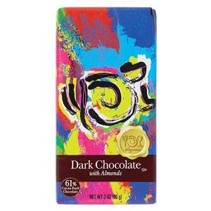 Wegmans Chocolate Bar, Dark with Almonds