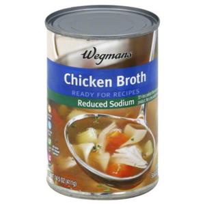 Wegmans Chicken Broth, Reduced Sodium