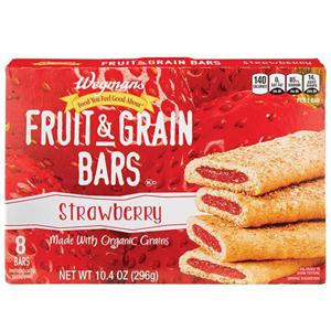 Wegmans Fruit & Grain Bars, Strawberry