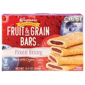 Wegmans Fruit & Grain Bars, Mixed Berry