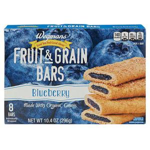 Wegmans Fruit & Grain Bars, Blueberry