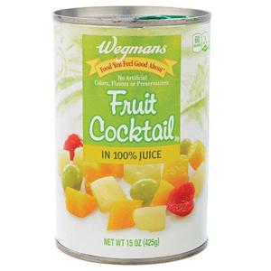 Wegmans Fruit Cocktail in 100% Juice