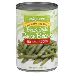 Wegmans French Style Green Beans, No Salt Added