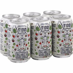 BLAKES HARD CIDER Fido, Hopped Raspberry & Grapefruit Hard Cider 6/12 oz cans