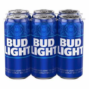 Bud Light Beer 6/16 oz cans