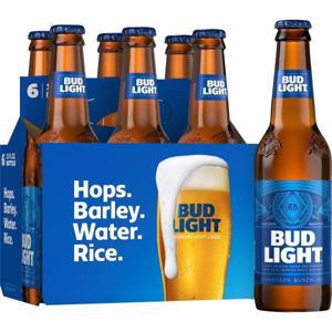 Bud Light Beer  6/12 oz bottles