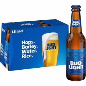 Bud Light Beer  18/12 oz Bottles