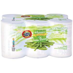 Wegmans Cut Green Beans, FAMILY PACK