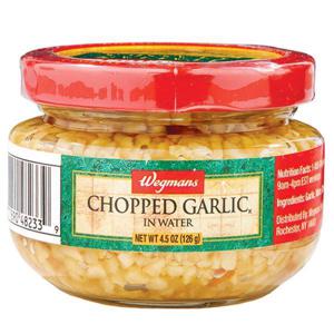 Wegmans Italian Classics Chopped Garlic in Water