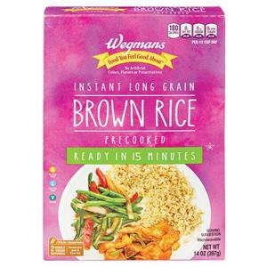 Wegmans Instant Long Grain Brown Rice