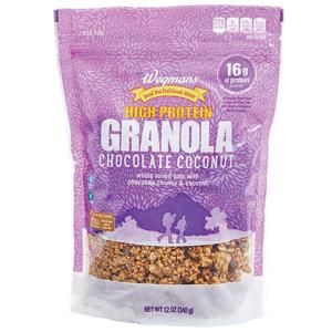 Wegmans High Protein Granola, Coconut Chocolate