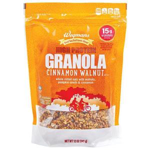 Wegmans High Protein Granola, Cinnamon Walnut