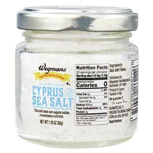 Wegmans Hand Harvested Cyprus Sea Salt