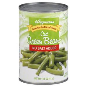 Wegmans Green Beans, Cut, No Salt Added