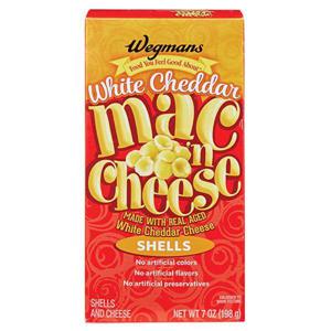 Wegmans Mac n Cheese, White Cheddar, Shells