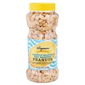 Wegmans Lightly Salted Dry Roasted Peanuts