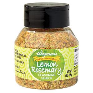 Wegmans Lemon Rosemary Seasoning Shak'r