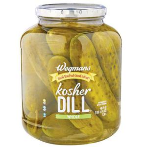 Wegmans Kosher Dill Whole Pickles