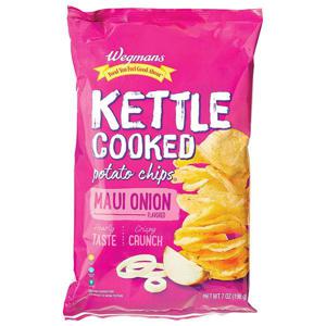 Wegmans Kettle Cooked Potato Chips, Maui Onion Flavored