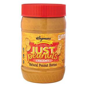 Wegmans Just Peanuts Creamy Natural Peanut Butter