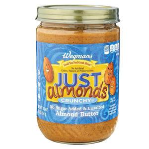 Wegmans Just Almonds Almond Butter, Crunchy