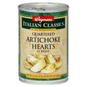 Wegmans Italian Classics Quartered Artichoke Hearts in Brine