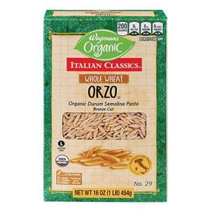 Wegmans Italian Classics Organic Whole Wheat Orzo Pasta