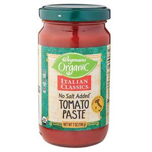 Wegmans Italian Classics Organic Tomato, Paste, No Salt Added*