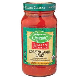 Wegmans Italian Classics Organic Roasted Garlic Sauce