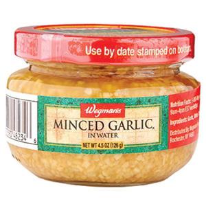 Wegmans Italian Classics Minced Garlic in Water