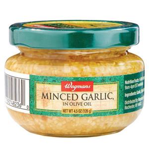 Wegmans Italian Classics Minced Garlic in Olive Oil