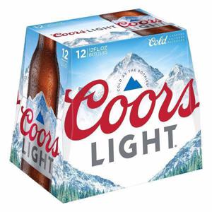 Coors Light Beer 12/12 oz bottles